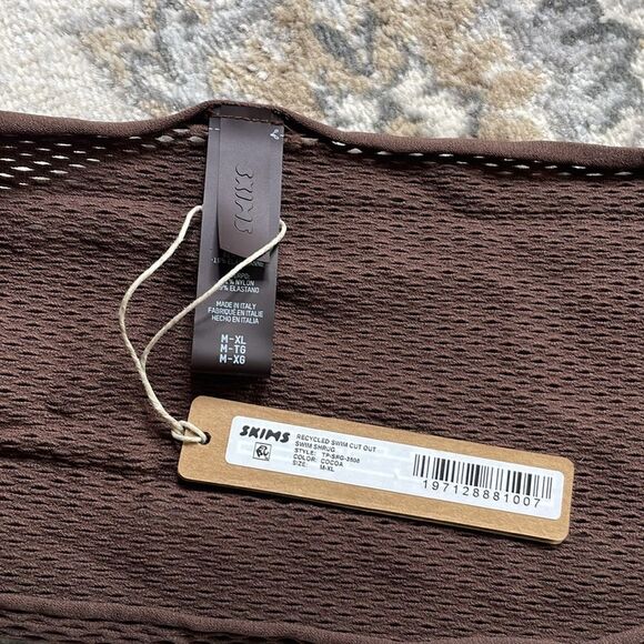 SKIMS NWT Recycled Swim Cut Out Swim Shrug - Picture 3 of 7